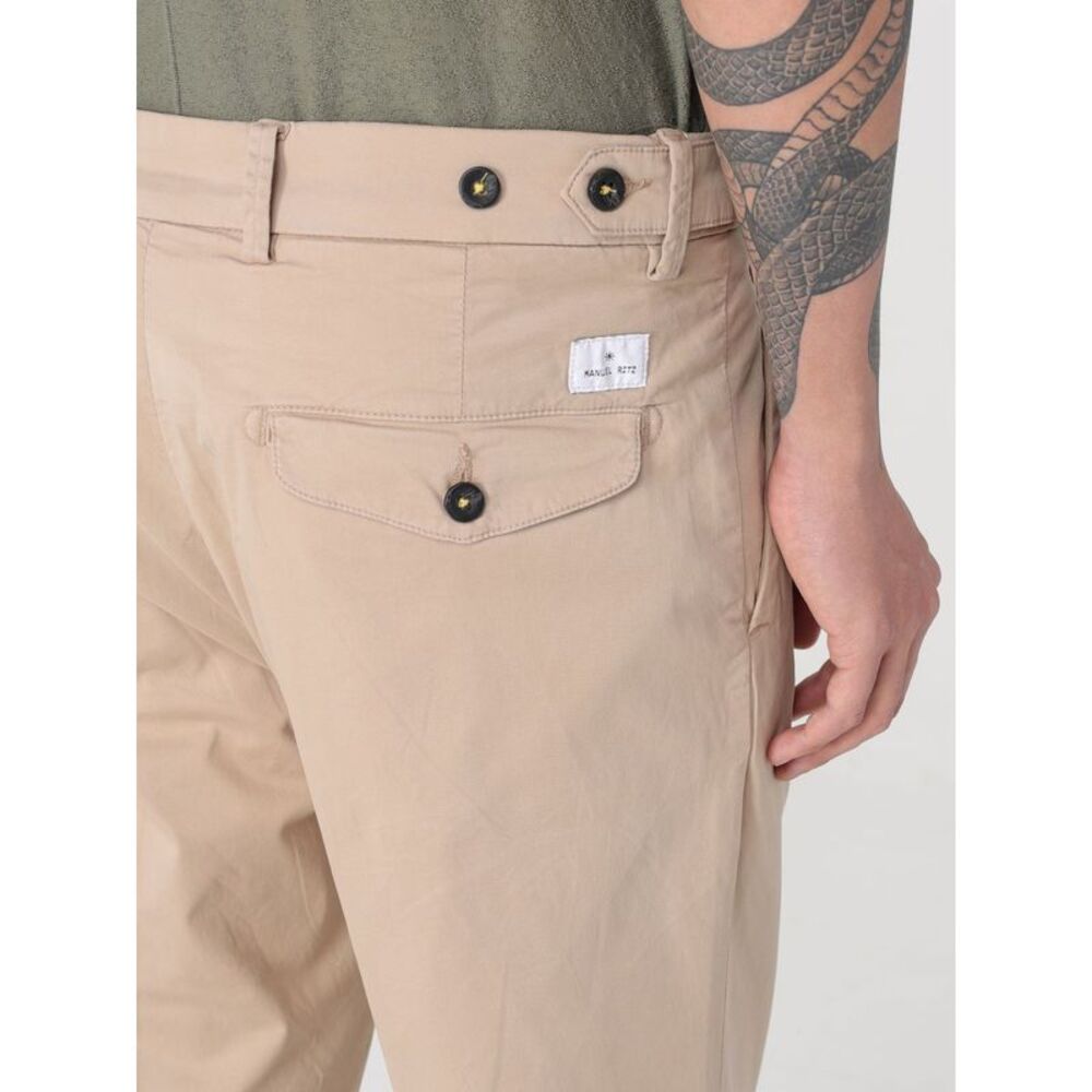 Manuel Ritz Pants Men Beige - Picture 3 of 3